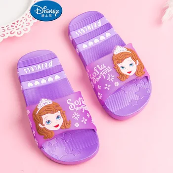 2018 Disney Princezná lete nové príležitostné non-slip študentov v pohode papuče Sophia von topánky 24-35