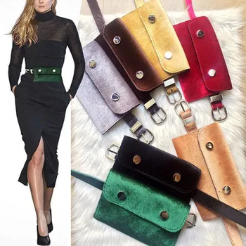 2018 Dámy Pásu Peňaženky jinsirong candy farby žien jemný pás pás kľúč, taška dual-purpose mobile telefón Saehan high-end fashion