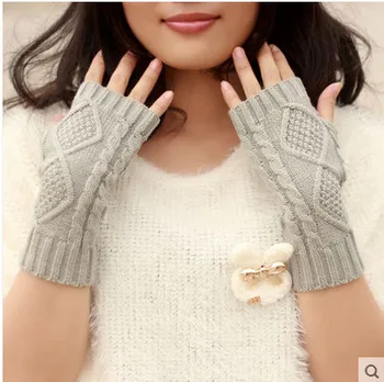 2018 krytý udržať v teple rameno Tenké časti Mužov lady pol vlnené rukavice páry voľný čas módne pletené rukáv rameno nastaviť AW6428