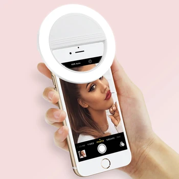 2018 LED Bleskom Selfie Svetlo Svietiace Lampy Telefón Krúžok 36 Pre iPhone X 8 7 6 Plus Samsung S7 HTC Pre Xiao Telefón LED Selfie Krúžok