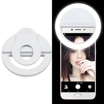 2018 LED Bleskom Selfie Svetlo Svietiace Lampy Telefón Krúžok 36 Pre iPhone X 8 7 6 Plus Samsung S7 HTC Pre Xiao Telefón LED Selfie Krúžok
