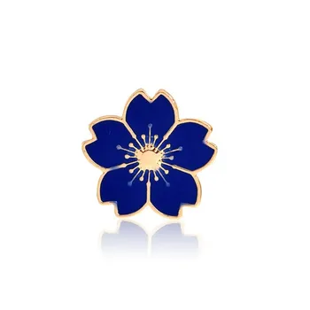 2018 Modrá Biele, Ružové Black Red 5 Farieb Drobné Kvety Brošňa Pin Ihly Logo Taška Čipky Oblečenie, Ozdoby Ženy Módne Šperky
