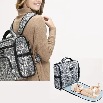 2018 multifunkčné bolsa maternidade detské plienkové plienky baby vak múmiový materskej tašky, dámske tašky cez plece kabelka Tote