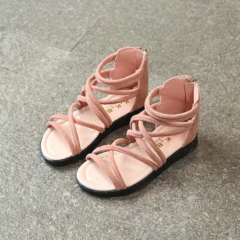 2018 nové dievčatá sandály dievčatá topánky princezná PU módne detské sandále letné detské sandále