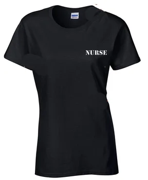 2018 NOVÉ ležérne módne Nové Unisex Tričká, košele Ženy oblečenie pre Dospelých Veľkostiach T-Shirt Sestra Lekárske Služby Žien lebky T tričko
