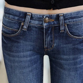 2018 Nové Módne Džínsy Sexy Slim Fit Jeans Ženy Ceruzkou Nohavice Jeseň A V Zime Skinny Nohavice Pre Lady Džínsy Femme Plus Veľkosť