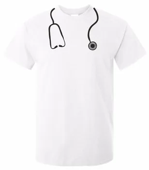 2018 Nové Módne Stetoskop T-Tričko - Vtipné Tričko Lekár Zdravotníckeho Maškarný Party V Pohode Nurseprint Tee Tričko Homme