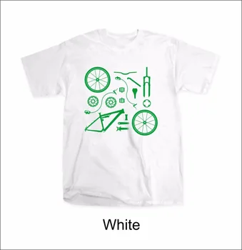 2018 Nové Módne Značky Človeka Biker Časti T-Shirt Mtb, Road Bmx Cycler Úplné Pozastavenie Bavlna lumbálna Tee tričko