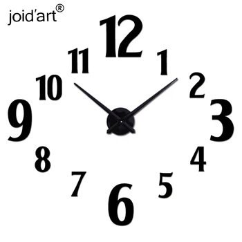 2018 nové nástenné hodiny moderný dizajn reloj de porovnanie quartz hodinky veľké dekoratívne hodiny európe obývacia izba akrylových 3d nálepky