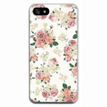 2018 Nový Vzor Telefón puzdro Pre iPhone 7 6 6 5 5S SE 5C Cartoon kvetov Vytlačené Mäkké TPU Zadný Kryt Pre Apple iphone 8 prípade Capa