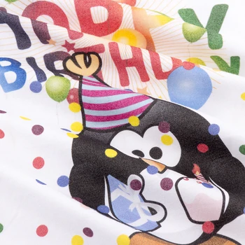 2018 Penguin Oblečenie Narodeniny T-shirt Bavlna Deti Topy Dievčatá Krátky Rukáv Deti Oblečenie Chlapci Baby Čaj Košele Vlastné Tričko
