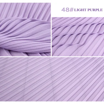 2018 Priameho Predaja Factory Veľkoobchod Módne Polyester Skladaný Pearl Šifón Textílie