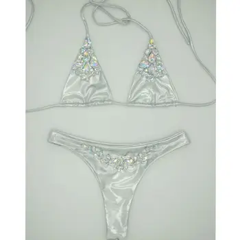2018 venuša dovolenku nové letné sexy ženy, plavky push up biquini drahokamu plavky lady plaviek diamond bikini set