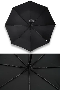 2018 Veľký Módne Vysokej Kvality Audi business Dáždniky black parasol Dlhá rukoväť mužov Automatický Dáždnik Muž corporation paraguas