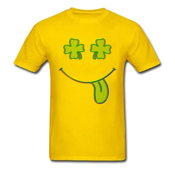 2018 Vlastné Muž Tshirts Street Style Trippy Ďatelina Úsmev 3D Dizajn Zábavné T-Shirt Plus Veľkosť XXXL Mužov Čistej Bavlny Tee Tričko