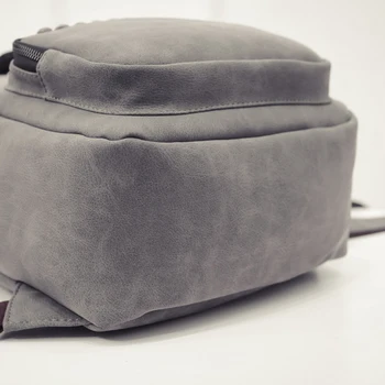2018 Žena Bežné Taška Vintage dizajn nitu malé PU kožené cestovné tašky pre dospievajúce dievčatá školy Mini taška pack preppy mochilas