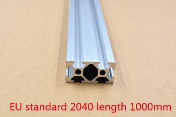 2040 vytláčanie profil európskej štandardná dĺžka 1000mm hliníkový profil workbench 1pcs