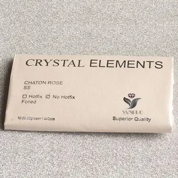 2088 Crystal AB (8big+8small) Hot Fix Kamienkami Lepidlo Kamienkami Flatback Crystal Nový Strih Tvárou Kameniva Pre Dekorácie Oblečenie