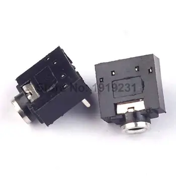20PCS 3,5 mm 1/8 Samica Audio Konektor 5 Pin DIP Stereo Jack pre Slúchadlá PJ3024M