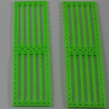 20pcs 37.5x120mm zelená plastový panel Funkcií/DIY auto shell dosky/plastové dosky/veda experimenty materiály/hračka príslušenstvo