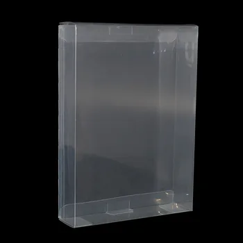 20pcs Jasné, transparentné Game box Chránič Prípade CIB hry plastových PET Protector pre pre Nintendo SNES Pre N64 hra boxy