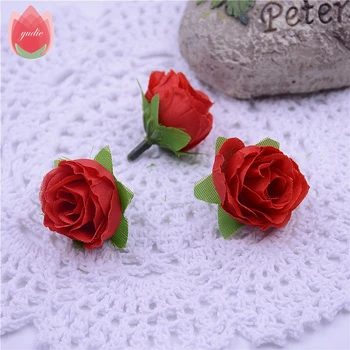 20pcs Mini Hodváb Umelé Ruže Kvety Na Svadbu Home Party Dekorácie Mariage Flores Oblečenie, Klobúky, Doplnky Rosa Kvety
