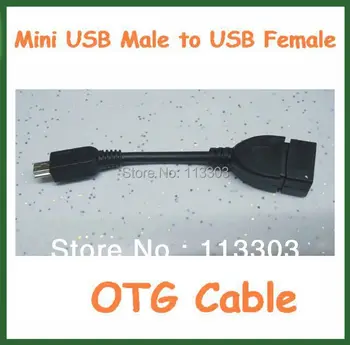 20pcs Univerzálny OTG Kábel Mini USB Samec na USB Žena Adaptér Converter pre Android Tablet PC
