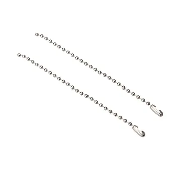 20pcs/veľa dĺžka 10 cm, priemer 3 cm Železa Krátke Loptu Reťaze Keychain Tag pre Pripojenie Charms Diy Šperky Zistenia Príslušenstvo