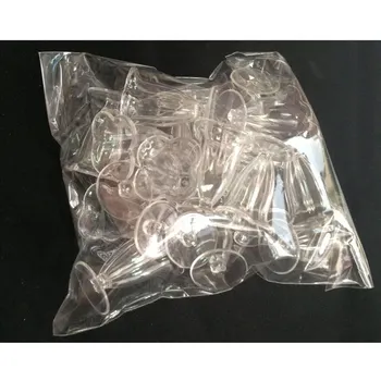 20PCS/VEĽA Módnych Jasné, Mini zmrzlina Poháre imitácia PVC Plast sklo pre DIY Dekorácia Umelé Sklo Model Remesiel #DIY058
