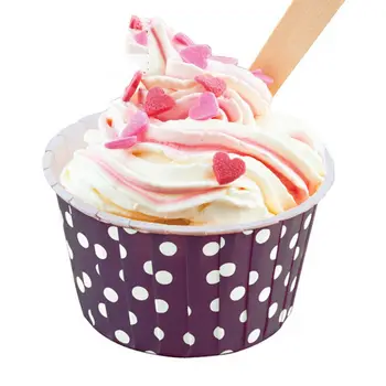 20pcs/Veľa Papiera Tortu Pohár Zmrzliny Pohár Vložky do Pečiva Pohár Muffin Kuchyňa Cupcake Prípadoch, 6 Farieb