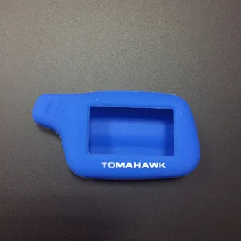 20pcs/veľa Wholesales Dve Spôsobom, Auto Alarm Tomahawk X5 Silikónový Kryt Prípade Gumy Pre Tomahawk X5 LCD Auta, Diaľkový ovládač aplikácie Keychain