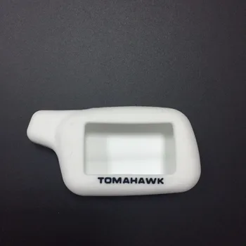 20pcs/veľa Wholesales Dve Spôsobom, Auto Alarm Tomahawk X5 Silikónový Kryt Prípade Gumy Pre Tomahawk X5 LCD Auta, Diaľkový ovládač aplikácie Keychain
