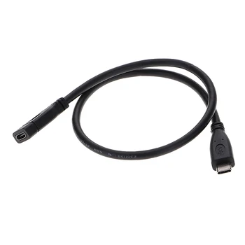 21/50/100 cm, Čierny Typ C Samec na USB 3.1 Žena Krátke Predĺženie Dátový Kábel Nové