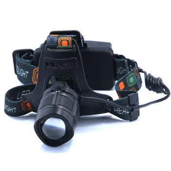 2200LM CREE XML-T6 LED Reflektor Zoomovateľnom Svetlomet 5 režime Vedúci Svetlo Lampy +2 KS 18650 Nabíjateľná batéria + nabíjačka do Auta