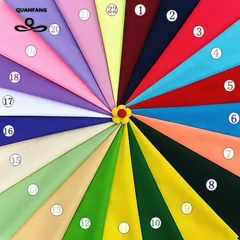 22pcs/lot20x30cm Náhodné Mix jednofarebné Bavlnené Tkaniny Patchwork Pre Šitie Rainbow Handričkou Scarpbooking Vyšívanie Tkaniva Bábika Taška