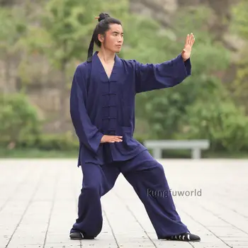 24 Farby Bielizeň Wudang Taoistické Bojové umenie Kung fu Vyhovovali Tai chi Wing Chun Wushu Jednotné