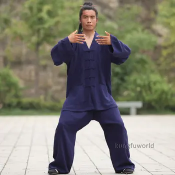 24 Farby Bielizeň Wudang Taoistické Bojové umenie Kung fu Vyhovovali Tai chi Wing Chun Wushu Jednotné