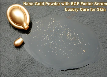 24K Gold Podstate Kvapalina 10 Peptid EGF Silné Anti Aging Faktorom Kapsule Serum Pleťové Krém na Bielenie Opravy Hladké vrások