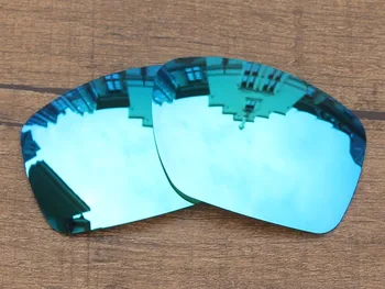 24K Zlatom & Ice Blue 2 Páry Zrkadlo Polarizované Náhradné Šošovky Pre Veľké Taco slnečné Okuliare, Rám UVA & UVB Ochrany