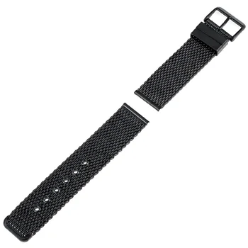 24mm Milanese Watchband Nerezová Oceľ Remienok pre Suunto TRAVERZ Sledovať Kapela Zápästie Pás Náramok Black Silver + Nástroj na Jar Bary