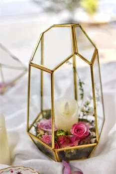 25.3 cm Stola DIY Nepravidelný Sklo Geometrické Terárium kvetináče Vzduchu Sukulentných Rastlín Kvetináč Kvetináč Svadobné Dekorácie, Vázy