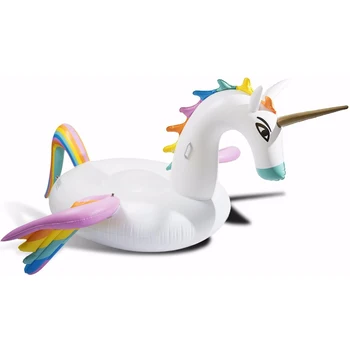 250 cm Obrie Pegasus Nafukovací Bazén Float Dúha Unicorn Jazda-na Vodný Hračka Pre Ženy, Mužov, Rodiny, Pláž, požičovňa lehátok Vzduchu Matrac boia