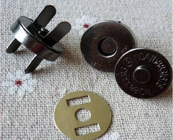 250 Nastaviť Ultra-tenké 1 cm magnet magnetické spona bronzová farba magnetické tlačidlo kovové krmivo pracky, peňaženky, tašky magnetické modul tlačidiel