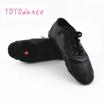 28-45 Veľký výpredaj deti jazz topánky ženy Tanečné Topánky Dizajn, jemná Čipka Up Lady Praxe Učiteľ jazz Balet balet topánky 4016