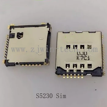 2ks-50pcs/PACK telefón SIM/SD/TF karty držiteľ konektor zásuvka pre SamSung gt-S5230
