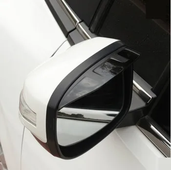 2ks/Set ABS Čierne Spätné Zrkadlo Dažďový Obočie Štít Výstroj Kryt Nálepka pre Honda Vezel HRV HR-V XRV Príslušenstvo