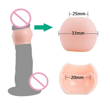 2ks/Set Predkožky Oprava Kohút Krúžky pre Dospelých Sex Produkty Pre Mužov Flexibilné Silikónové Krúžky na Penis Muža Žaluďa Penisu Blok Nástroje O4