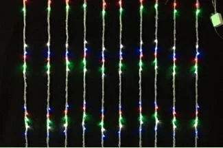 2Mx2M AC110/220V LED Vodopád String Svetlo ,Cristmas Vianočné Osvetlenie, Dekorácie Dovolenku Vonkajšie Doprava Zadarmo