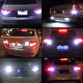 2x 1156 Biela Vysokej Kvality S Samsung Čipy Canbus LED Zadnej Žiarovky Zadné Svetlo Na Mercedes Benz C300 C260 C200 C63 C230 C280