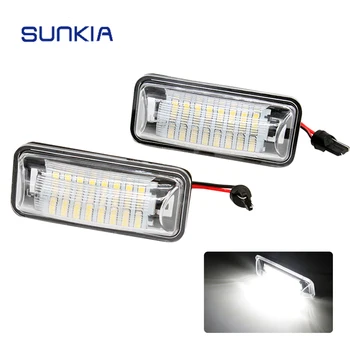 2x SUNKIA 12V Auto LED špz Svetlo Číslo Lampy bez Chýb pre Subaru/BRZ/Legacy/WRX/Impreza STI/XV/Crosstrek